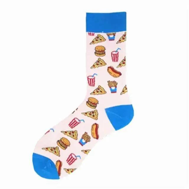Men Cotton Socks Gradient Color Summer Style Long Wedding Sock Men Knee High Business Socks Man Socks Men's Ladies Novelty Bright Colorful Patterned Cotton Socks