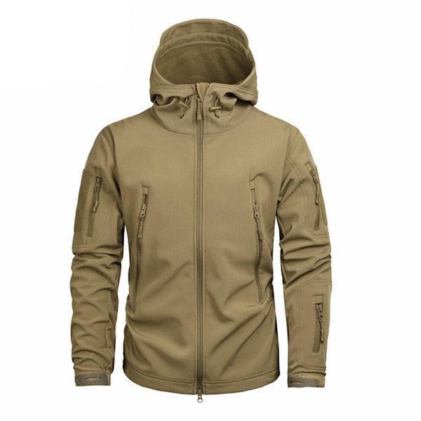 Men Green Autumn Camouflage Jacket Men's Lightweight Water-Resistant Jacket Tactical Clothing Male Camouflage Windbreaker Breathable Outdoor Snow Jacket