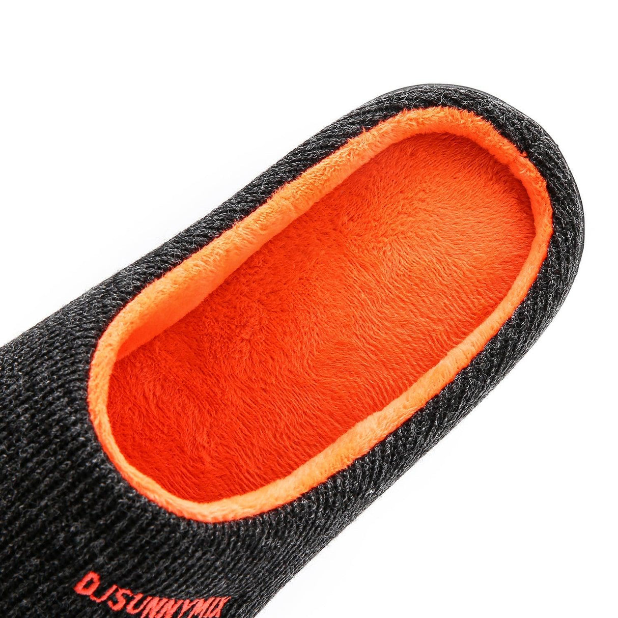 Men's Cotton Fabric Slippers Indoor Non-Slip Home Fur Couple Flat Men Winter Slipper Cotton Memory Foam Slippers Comfort Knitted Cotton-blend Closed Toe House Indoor Outdoor Shoes