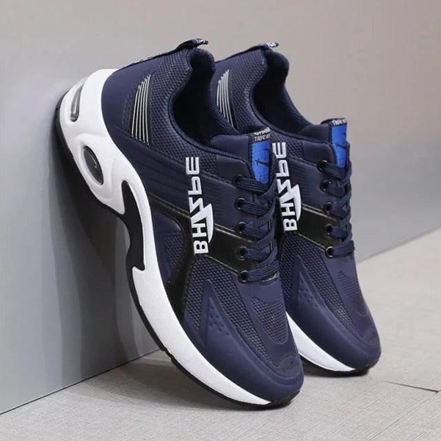 Men's Leather Autumn Shoes Casual Sneakers Tennis Fashion White Trainers Sneakers Casual Leather Fashion Sneakers Breathable Sports Running Sneakers