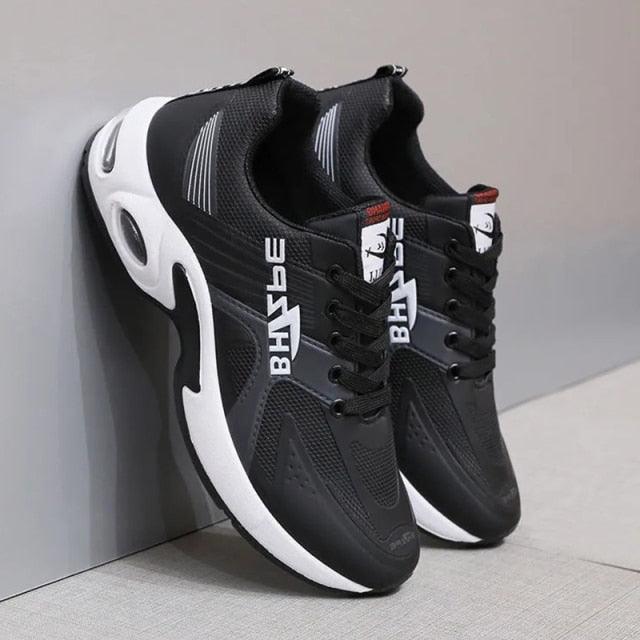 Men's Leather Autumn Shoes Casual Sneakers Tennis Fashion White Trainers Sneakers Casual Leather Fashion Sneakers Breathable Sports Running Sneakers