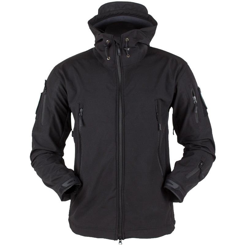Men's Outdoor Soft Fleece Jacket Men's And Women's Jacket Unique Jackets For Men Windproof Waterproof Breathable Jacket Thermal Hooded Tactical Jacket Outdoor Camouflage Fleece Hooded Coat