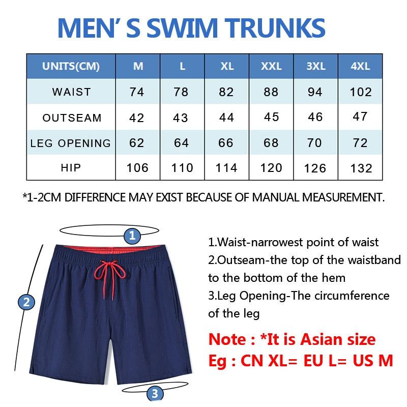 Men's Stretch Swim Trunks Quick Dry Beach Shorts With Zipper Pockets and Mesh Lining Men's Swim Trunks Quick Dry Beach Shorts with Pockets Swimsuits for Men