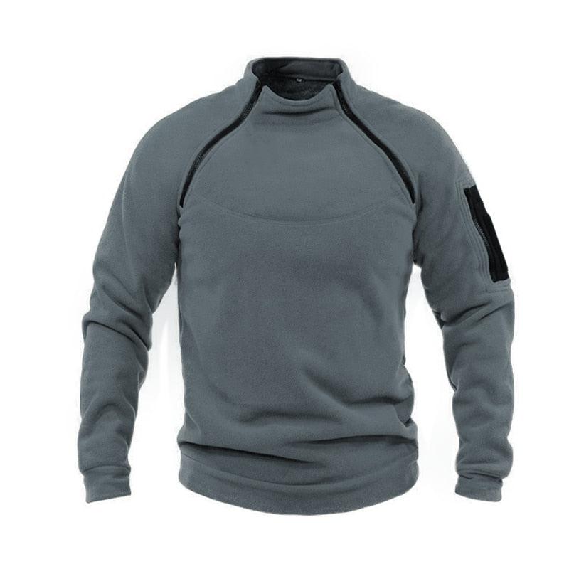 Men Unique Winter Fleece Jacket Lightweight Casual Tactical Outdoor Soft Jacket Men Spring Warm Military Jacket Man Adventure Sport Clothes Windproof Stylish Jackets