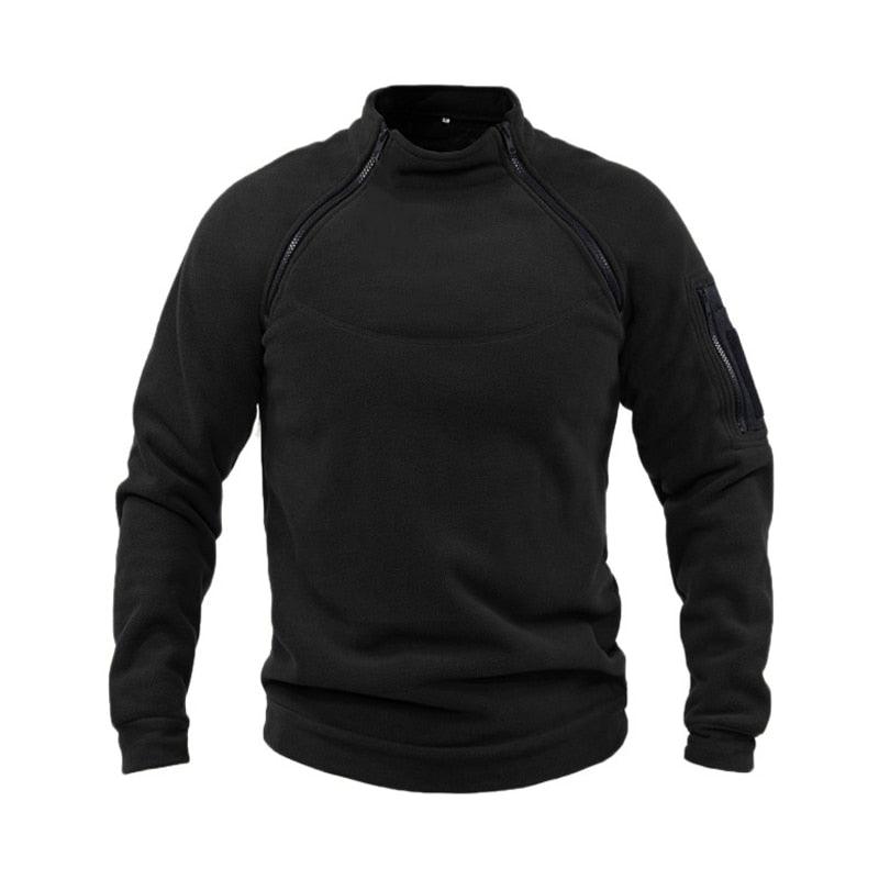Men Unique Winter Fleece Jacket Lightweight Casual Tactical Outdoor Soft Jacket Men Spring Warm Military Jacket Man Adventure Sport Clothes Windproof Stylish Jackets