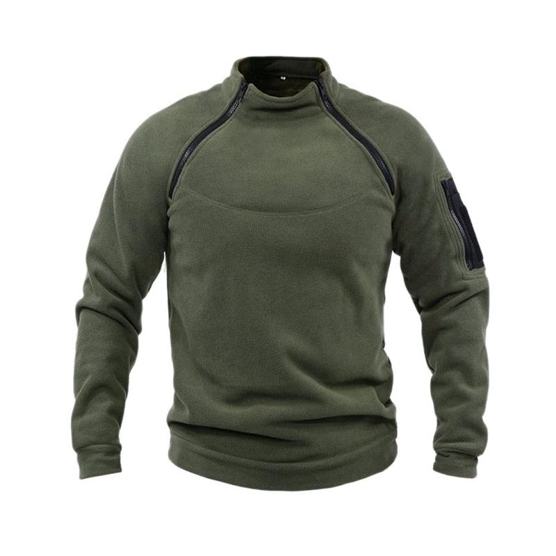 Men Unique Winter Fleece Jacket Lightweight Casual Tactical Outdoor Soft Jacket Men Spring Warm Military Jacket Man Adventure Sport Clothes Windproof Stylish Jackets