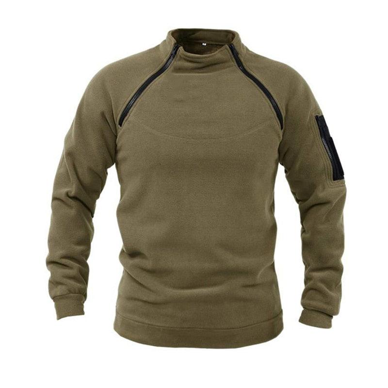 Men Unique Winter Fleece Jacket Lightweight Casual Tactical Outdoor Soft Jacket Men Spring Warm Military Jacket Man Adventure Sport Clothes Windproof Stylish Jackets