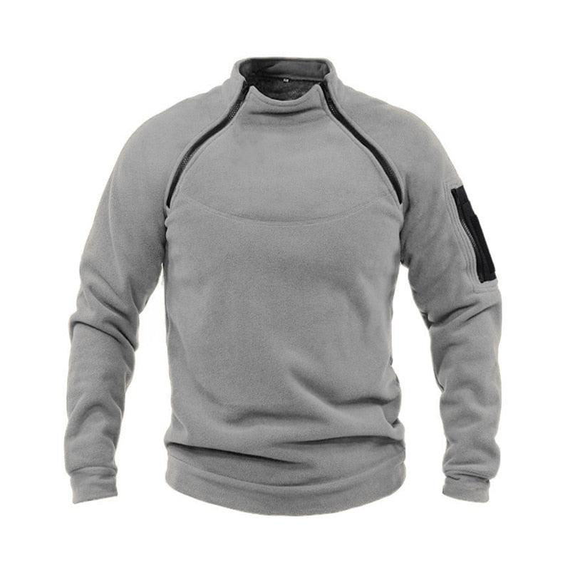 Men Unique Winter Fleece Jacket Lightweight Casual Tactical Outdoor Soft Jacket Men Spring Warm Military Jacket Man Adventure Sport Clothes Windproof Stylish Jackets