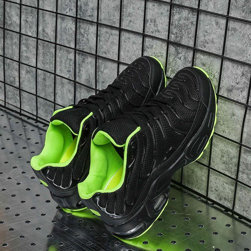 Mens Air Cushion Mesh Breathable Running Shoes Outdoor Sports Athletic Walking Workout Sneakers Fashion Sport Gym Jogging Tennis Fitness Sneaker