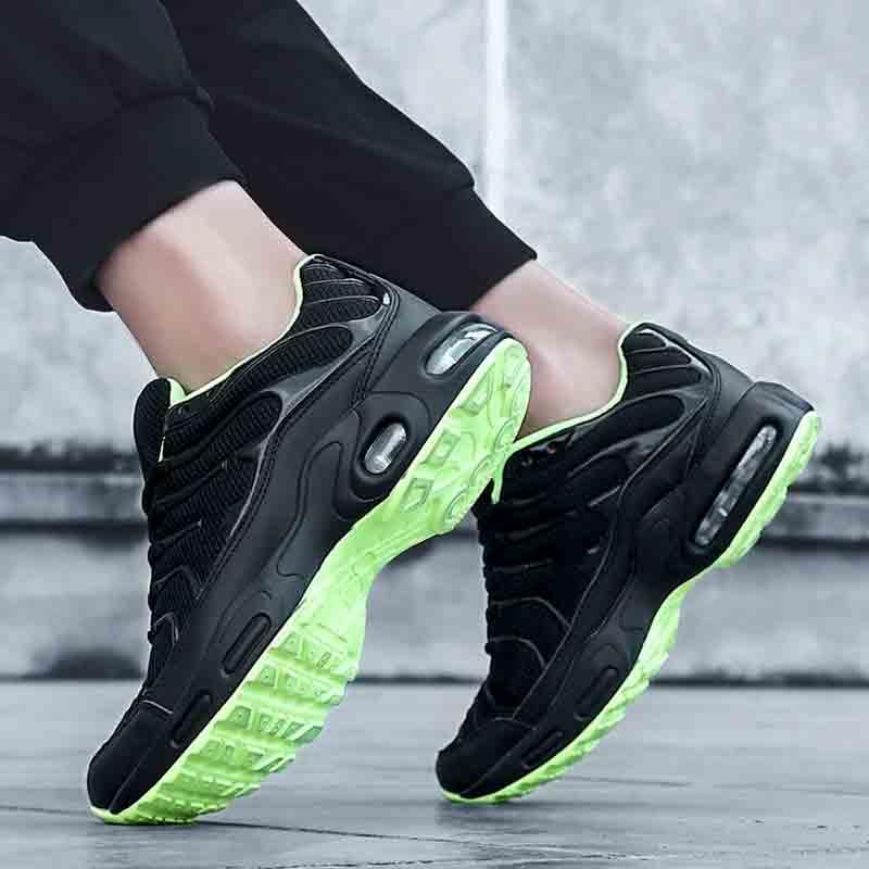 Mens Air Cushion Mesh Breathable Running Shoes Outdoor Sports Athletic Walking Workout Sneakers Fashion Sport Gym Jogging Tennis Fitness Sneaker