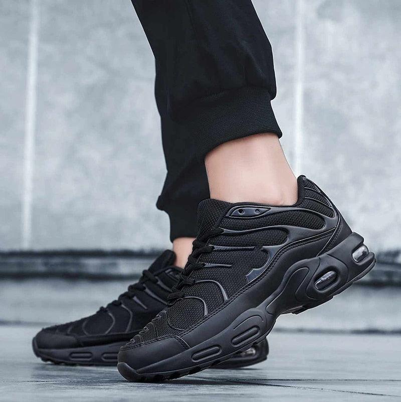 Mens Air Cushion Mesh Breathable Running Shoes Outdoor Sports Athletic Walking Workout Sneakers Fashion Sport Gym Jogging Tennis Fitness Sneaker