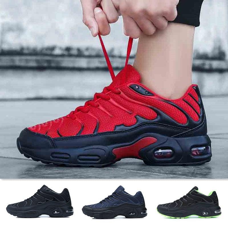 Mens Air Cushion Mesh Breathable Running Shoes Outdoor Sports Athletic Walking Workout Sneakers Fashion Sport Gym Jogging Tennis Fitness Sneaker