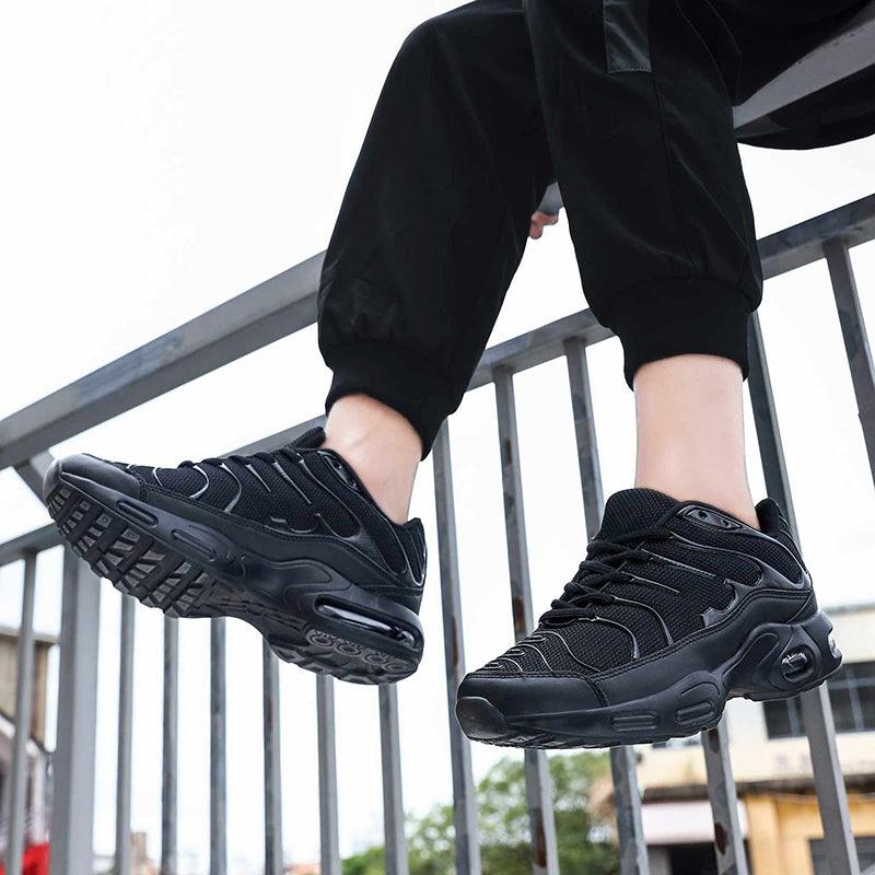 Mens Air Cushion Mesh Breathable Running Shoes Outdoor Sports Athletic Walking Workout Sneakers Fashion Sport Gym Jogging Tennis Fitness Sneaker