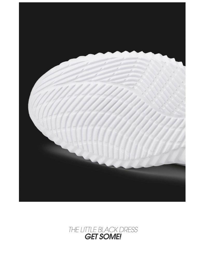 Mens Breathable White Trendy Sneakers Casual Design Light Walking Running Trainers Casual Breathable Mesh Men Running Shoes Walking Sneakers