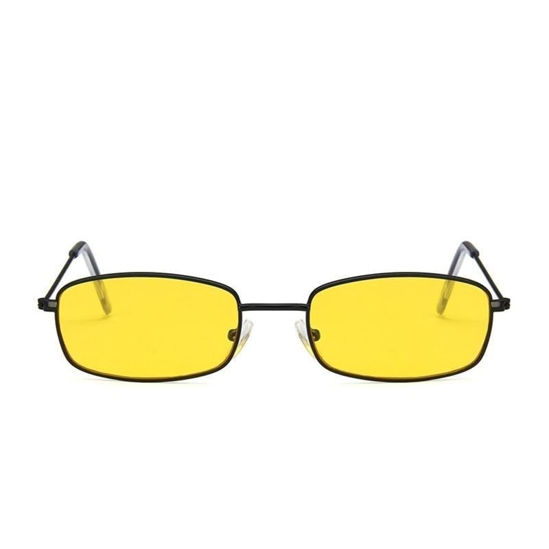 Metal Frame New Square Shape Sunglasses For Women & Men New Decent & Elegant Lens Mirror New Popular Shades For Ladies Sun Glasses