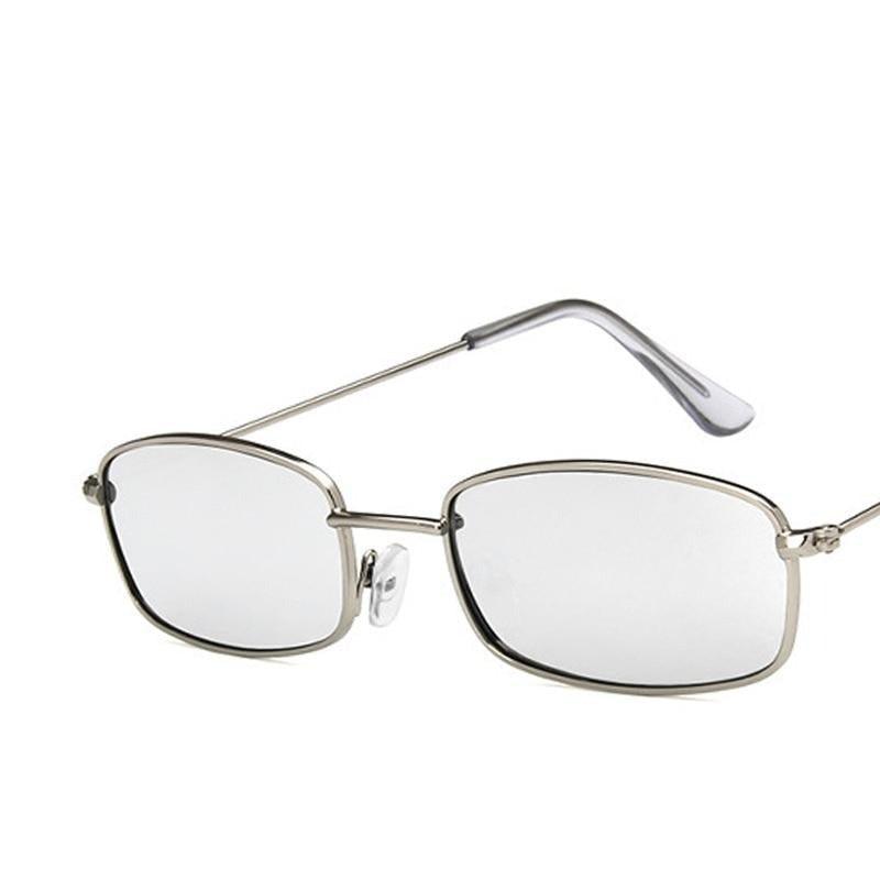 Metal Frame New Square Shape Sunglasses For Women & Men New Decent & Elegant Lens Mirror New Popular Shades For Ladies Sun Glasses