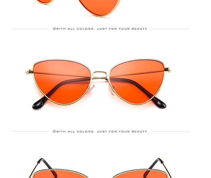 Metal Round Sunglasses Retro Design Sunglasses For Women New Cat Eye Glasses For Women New Popular Eyeglasses For Female Ladies Cat Eye Retro Sunglasses