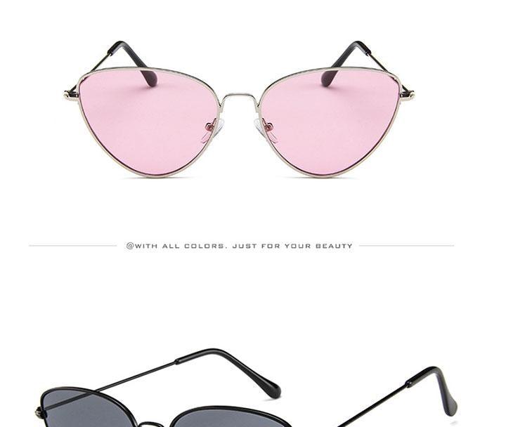 Metal Round Sunglasses Retro Design Sunglasses For Women New Cat Eye Glasses For Women New Popular Eyeglasses For Female Ladies Cat Eye Retro Sunglasses