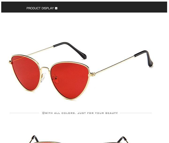 Metal Round Sunglasses Retro Design Sunglasses For Women New Cat Eye Glasses For Women New Popular Eyeglasses For Female Ladies Cat Eye Retro Sunglasses
