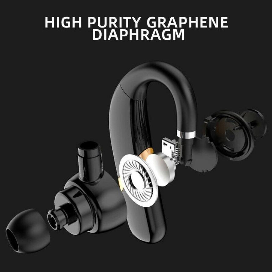 Mini Wireless Earbuds Bluetooth 5.0 In Ear Light-Weight Headphones Built-in Microphone Quality Sound Long Distance Wireless Bluetooth Earphone Ear Hook Business Single Headphone With Mic Handsfree Drive Call Sports Headset Earbud For Phones