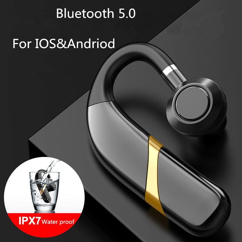 Mini Wireless Earbuds Bluetooth 5.0 In Ear Light-Weight Headphones Built-in Microphone Quality Sound Long Distance Wireless Bluetooth Earphone Ear Hook Business Single Headphone With Mic Handsfree Drive Call Sports Headset Earbud For Phones