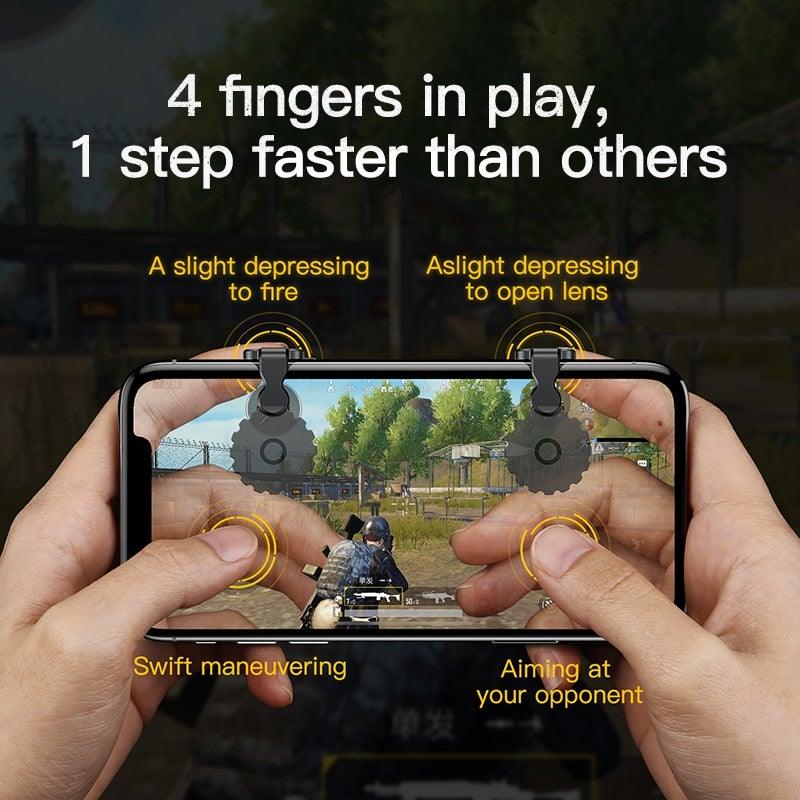 Mobile Gamepad Joystick For Joypad Trigger Fire Aim Button Lightweight Controller For Phone Portable Game Pad Phone Gaming Accesorios