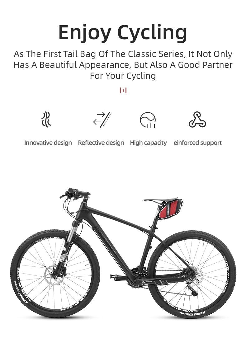 Modern Bike Bag Seat Bag Bike Accessories Bike Seat Bag Waterproof Bicycle Bag Under Seat 3D Shell Cycling Seat Pack For Mountain Road Bikes