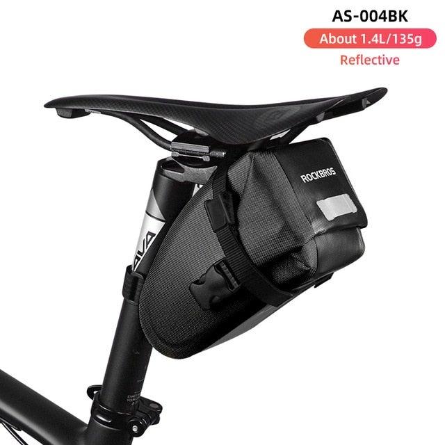 Modern Bike Bag Seat Bag Bike Accessories Bike Seat Bag Waterproof Bicycle Bag Under Seat 3D Shell Cycling Seat Pack For Mountain Road Bikes