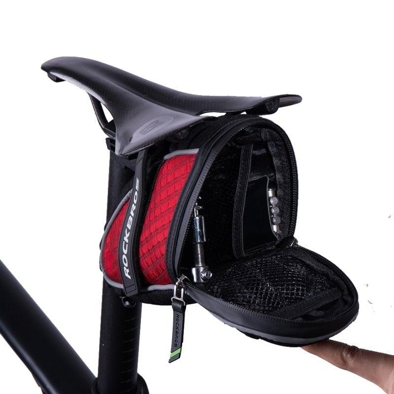 Modern Bike Bag Seat Bag Bike Accessories Bike Seat Bag Waterproof Bicycle Bag Under Seat 3D Shell Cycling Seat Pack For Mountain Road Bikes