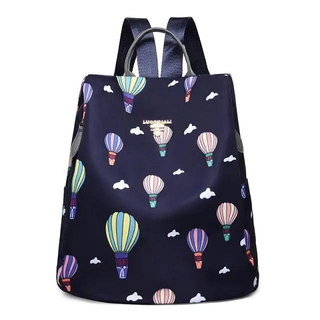 Modern Elegant Waterproof Women's Backpack Fashionable Anti-theft Women Backpacks Nice Print School Bag High Quality Large Capacity Backpack