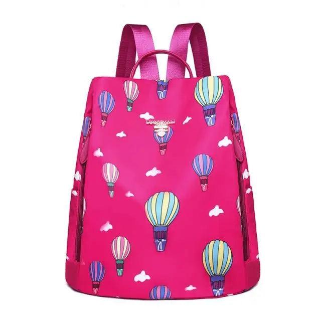 Modern Elegant Waterproof Women's Backpack Fashionable Anti-theft Women Backpacks Nice Print School Bag High Quality Large Capacity Backpack