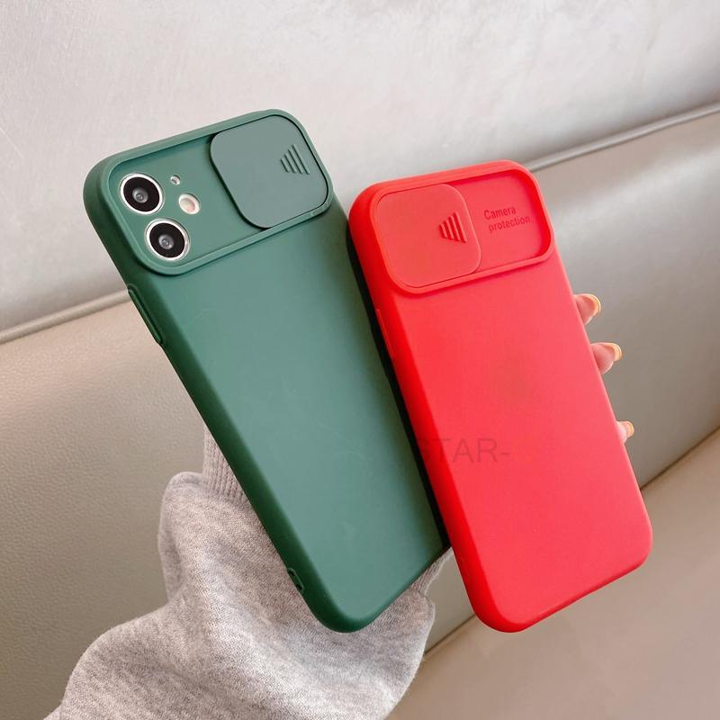 Modern Slide Camera Protector Phone Case On For Iphone 13 Pro 11 12 13pro Max Mini Iphone13 12pro Silicone Silicone Shockproof Phone Case Drop Protection Back Cover For Smartphone