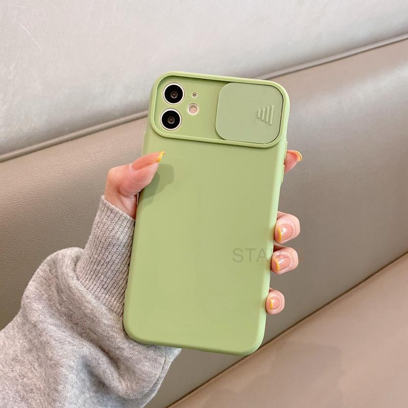Modern Slide Camera Protector Phone Case On For Iphone 13 Pro 11 12 13pro Max Mini Iphone13 12pro Silicone Silicone Shockproof Phone Case Drop Protection Back Cover For Smartphone
