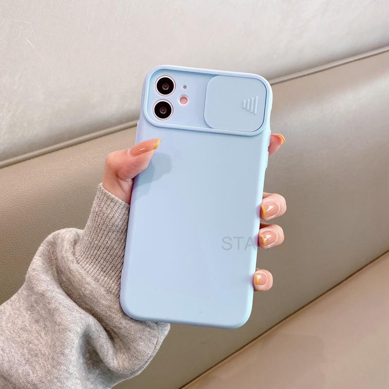 Modern Slide Camera Protector Phone Case On For Iphone 13 Pro 11 12 13pro Max Mini Iphone13 12pro Silicone Silicone Shockproof Phone Case Drop Protection Back Cover For Smartphone