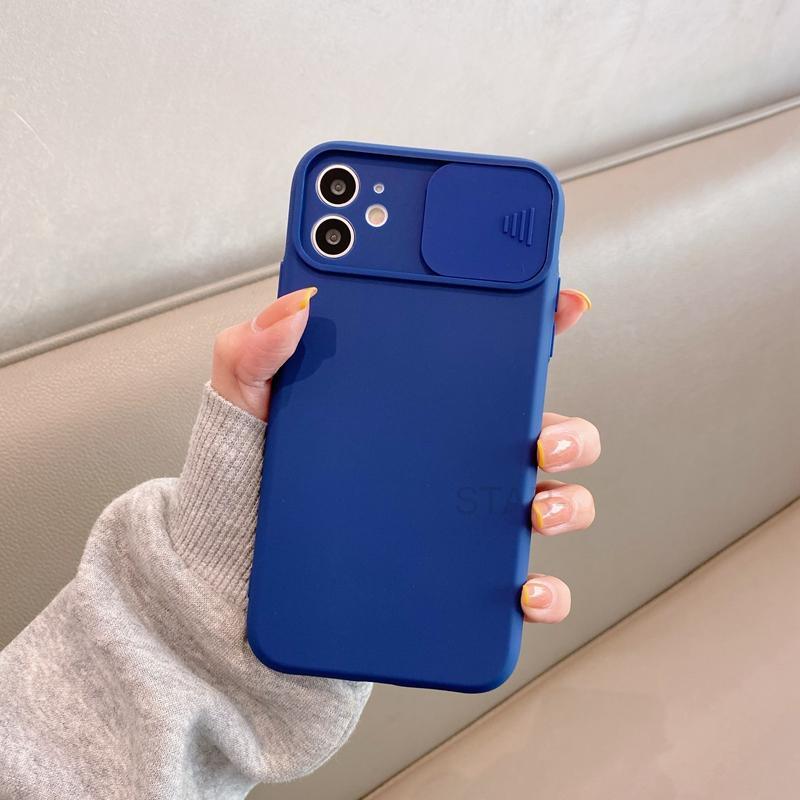 Modern Slide Camera Protector Phone Case On For Iphone 13 Pro 11 12 13pro Max Mini Iphone13 12pro Silicone Silicone Shockproof Phone Case Drop Protection Back Cover For Smartphone