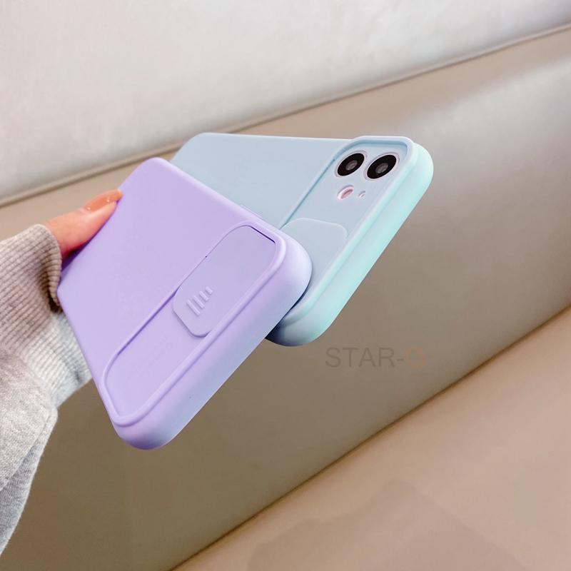 Modern Slide Camera Protector Phone Case On For Iphone 13 Pro 11 12 13pro Max Mini Iphone13 12pro Silicone Silicone Shockproof Phone Case Drop Protection Back Cover For Smartphone