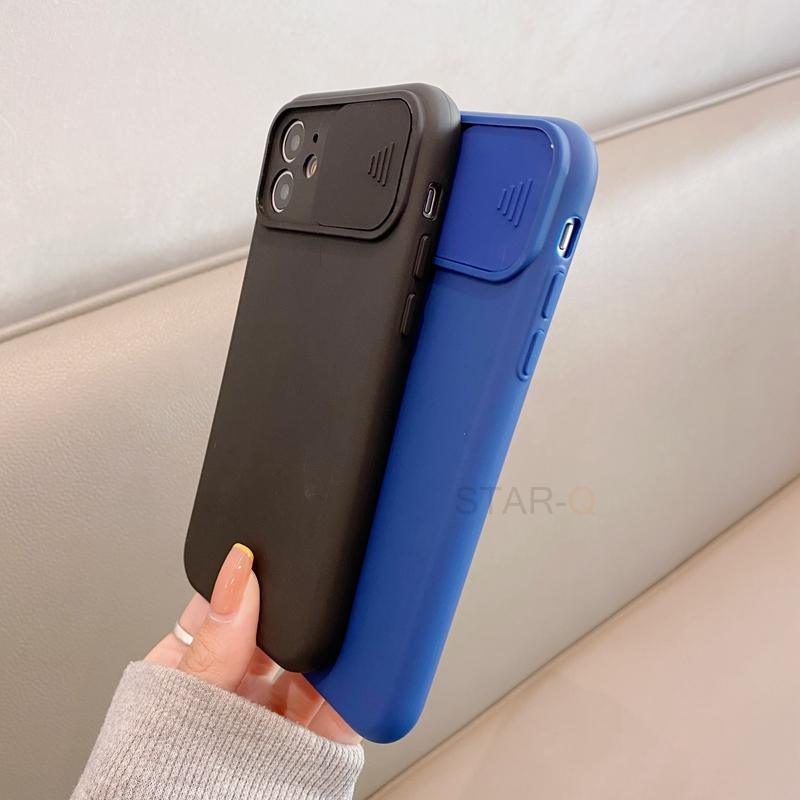 Modern Slide Camera Protector Phone Case On For Iphone 13 Pro 11 12 13pro Max Mini Iphone13 12pro Silicone Silicone Shockproof Phone Case Drop Protection Back Cover For Smartphone