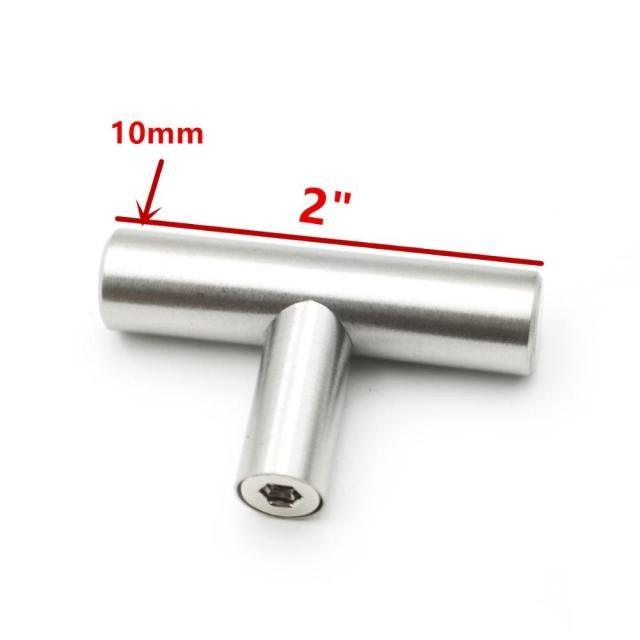 Modern Stainless Steel Kitchen Door Cabinet Bar Handle Pull Knob Cabinet Knobs Furniture Handle Cupboard Drawer Handle Stainless Steel Hollow Tube Bar Drawer Pulls Cupboard Knob For Kitchen Furniture Hardware