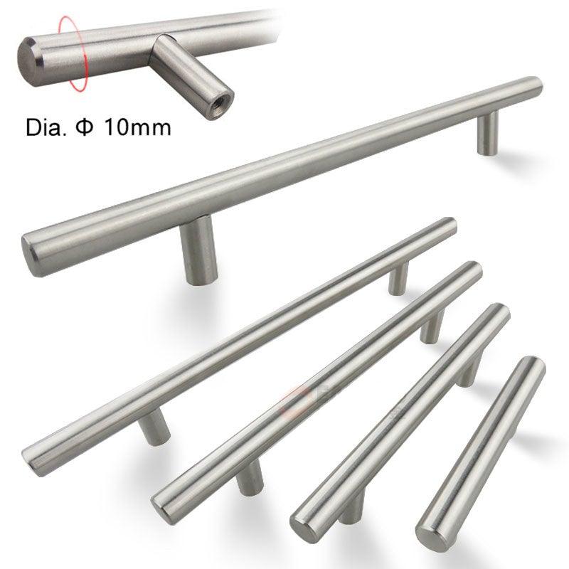 Modern Stainless Steel Kitchen Door Cabinet Bar Handle Pull Knob Cabinet Knobs Furniture Handle Cupboard Drawer Handle Stainless Steel Hollow Tube Bar Drawer Pulls Cupboard Knob For Kitchen Furniture Hardware