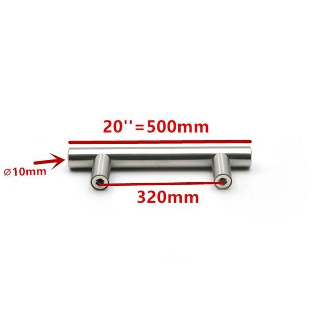 Modern Stainless Steel Kitchen Door Cabinet Bar Handle Pull Knob Cabinet Knobs Furniture Handle Cupboard Drawer Handle Stainless Steel Hollow Tube Bar Drawer Pulls Cupboard Knob For Kitchen Furniture Hardware