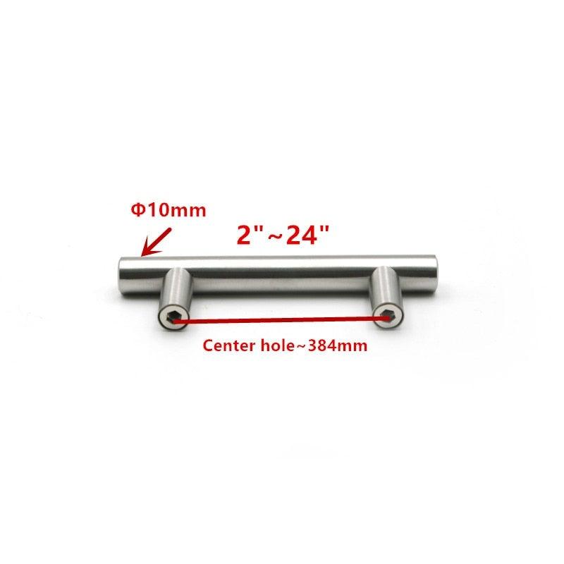 Modern Stainless Steel Kitchen Door Cabinet Bar Handle Pull Knob Cabinet Knobs Furniture Handle Cupboard Drawer Handle Stainless Steel Hollow Tube Bar Drawer Pulls Cupboard Knob For Kitchen Furniture Hardware