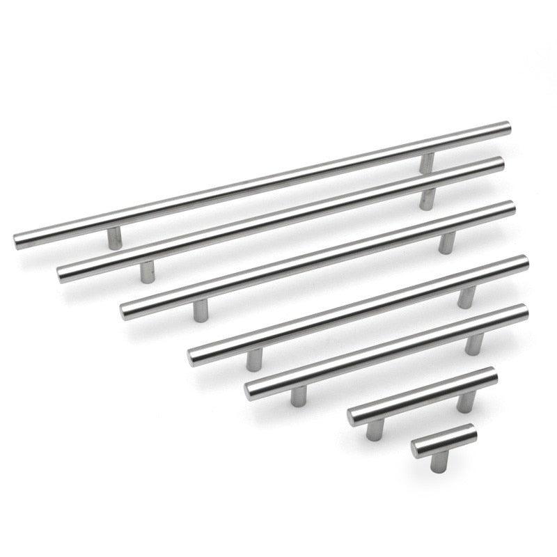 Modern Stainless Steel Kitchen Door Cabinet Bar Handle Pull Knob Cabinet Knobs Furniture Handle Cupboard Drawer Handle Stainless Steel Hollow Tube Bar Drawer Pulls Cupboard Knob For Kitchen Furniture Hardware
