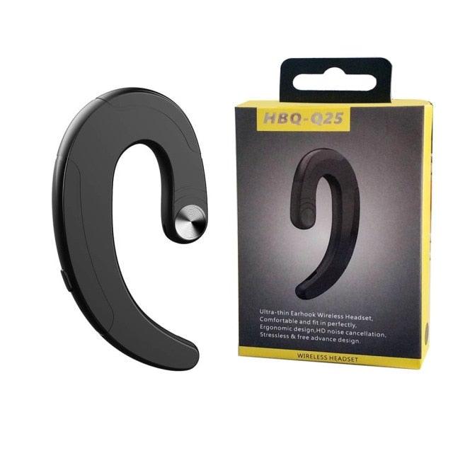 Modern Wireless Bluetooth Headphone Single Earphone Earbuds Exquisite Headset Wireless Bone Conduction Earphones Business Earbuds Bluetooth 4.1 Headphones Over Ear Hooks Handsfree Bone Conduction Earphones Headphones With Microphone