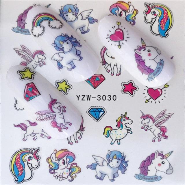 Nail Art Water Transfer Stickers Anime Mouse Animal Kid slider adhesive Watermark Decals Women Beauty Wedding Nails Decal Self-Adhesive 3D Wave Design Decoration for Women Girls Art Stickers Decal Decoration Metallic Curve Strip Line Nail