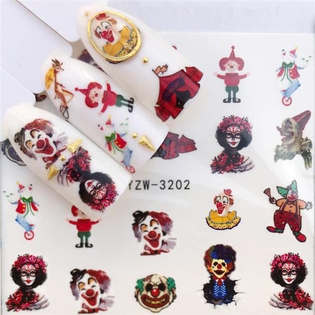 Nail Art Water Transfer Stickers Anime Mouse Animal Kid slider adhesive Watermark Decals Women Beauty Wedding Nails Decal Self-Adhesive 3D Wave Design Decoration for Women Girls Art Stickers Decal Decoration Metallic Curve Strip Line Nail