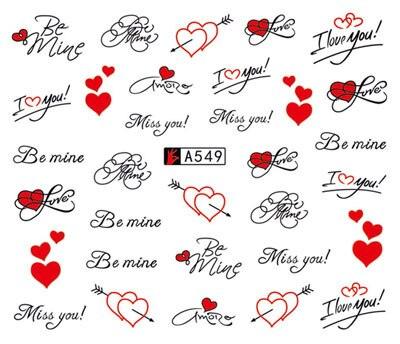 Nail Art Water Transfer Stickers Anime Mouse Animal Kid slider adhesive Watermark Decals Women Beauty Wedding Nails Decal Self-Adhesive 3D Wave Design Decoration for Women Girls Art Stickers Decal Decoration Metallic Curve Strip Line Nail
