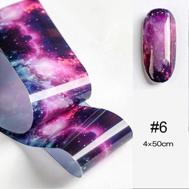 Nail Foils Marble Flower Series Iridescent Nail Art Transfer Sticker Paper Slider Nail Water Decal Design Manicures Decorations Art Manicures Decoration New Gold Nail Transfer Foils for Nail Arts Nails Supply Holographic Effect Nail Art Foil Stickers Hol
