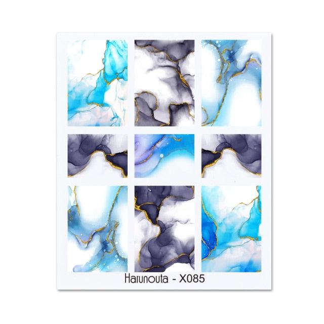 Nails Sticker Nail Art Decorations Flowers Leaves Decals Water Transfer Sliders Woman Face Fruit Foil Manicures Wraps Water Transfer Nail Decals Sticker For Pretty Girl Self-Adhesive Nail Decals Designer Nail Stickers for Acrylic Decal