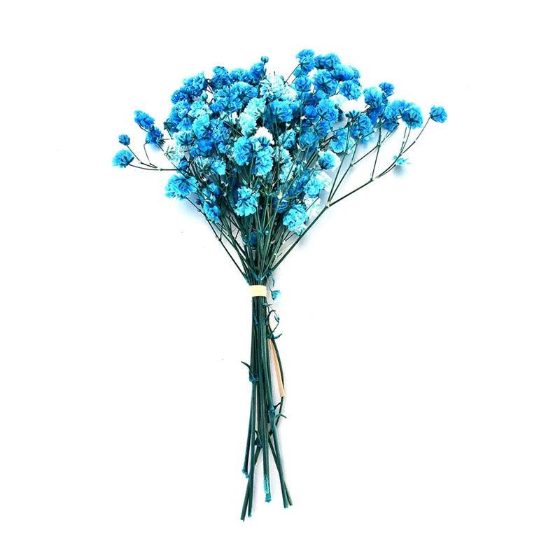 Natural Gypsophila Dried Flowers Mini Babysbreath Flower Preserve Floral Decor Bouquet Wedding Party Home Backdrop Decor 12cm