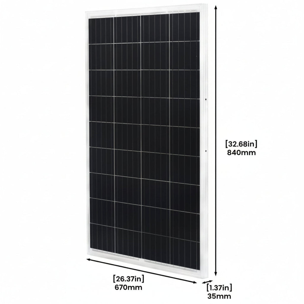 Rigid 100W Solar Panel
